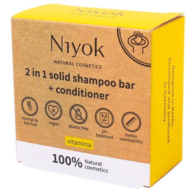 Solid Shampoo + Conditioner (2 In 1) - Vitamina