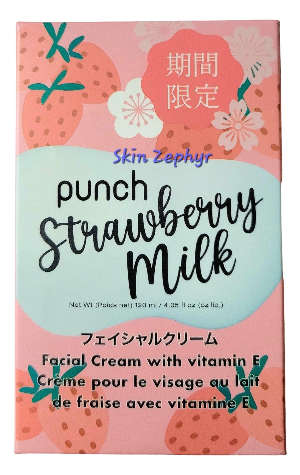 Strawberry Milk Facial Cream With Vitamin E