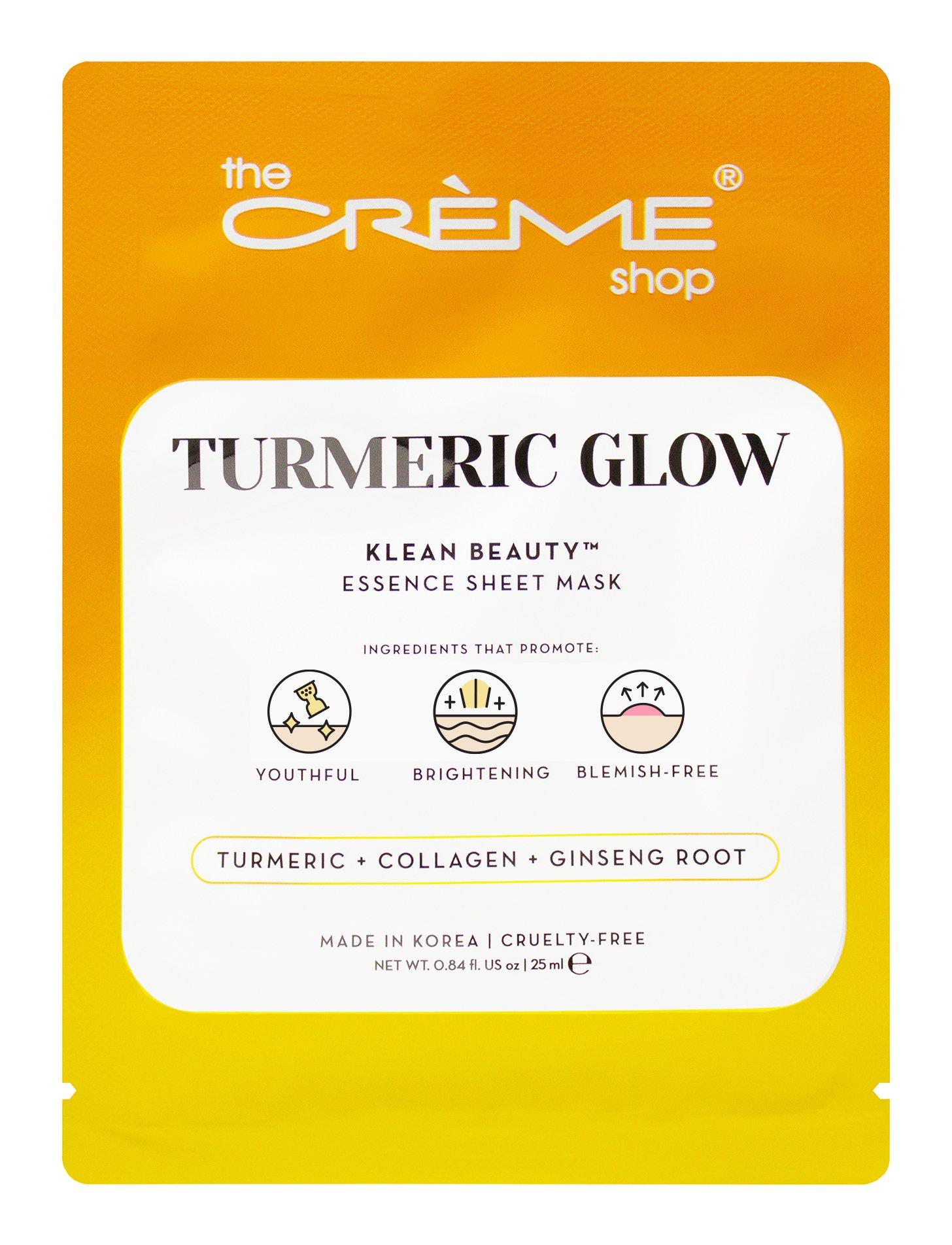 Turmeric Glow Klean Beauty Essence Sheet Mask