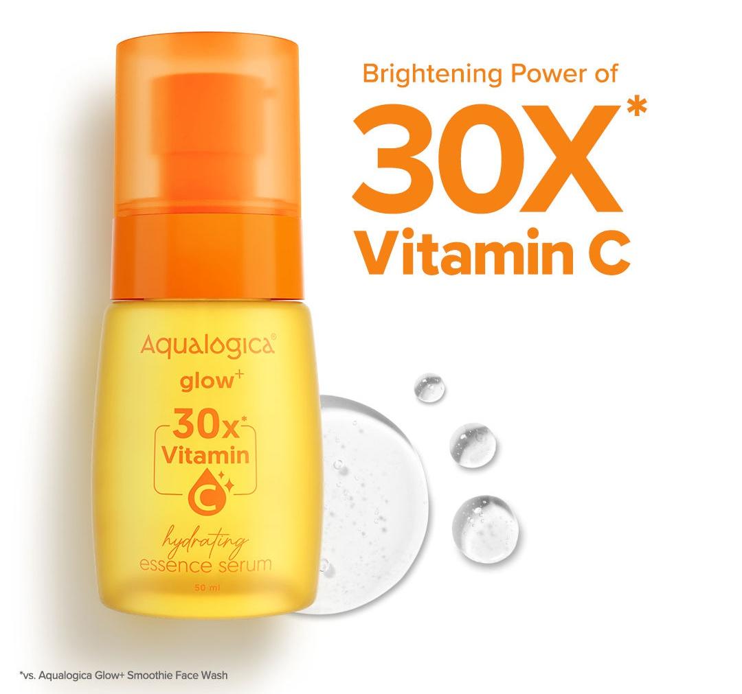 Glow+ 30x* Vitamin C Hydrating Essence Serum