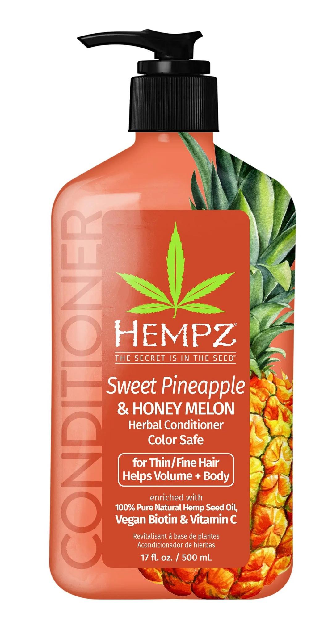 Sweet Pineapple & Honey Melon Herbal Conditioner With Vegan Biotin & Vitamin C For Thin/fine Hair