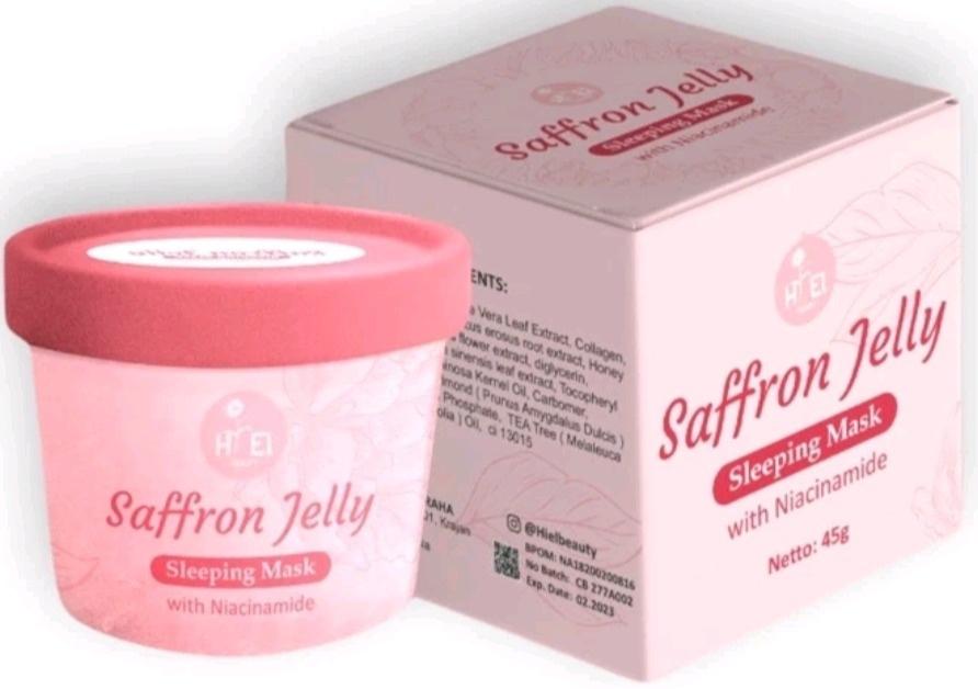 Saffron Jelly Sleeping Mask