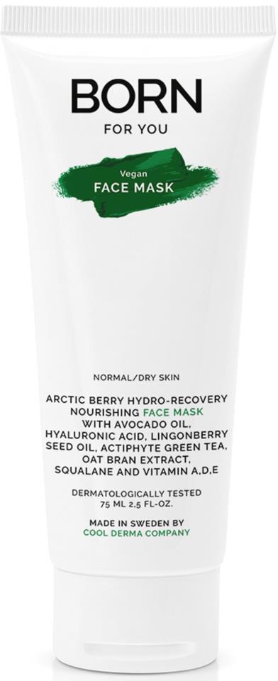 Arctic Berty Hydro-recovery Nourishing Face Mask With Avocado