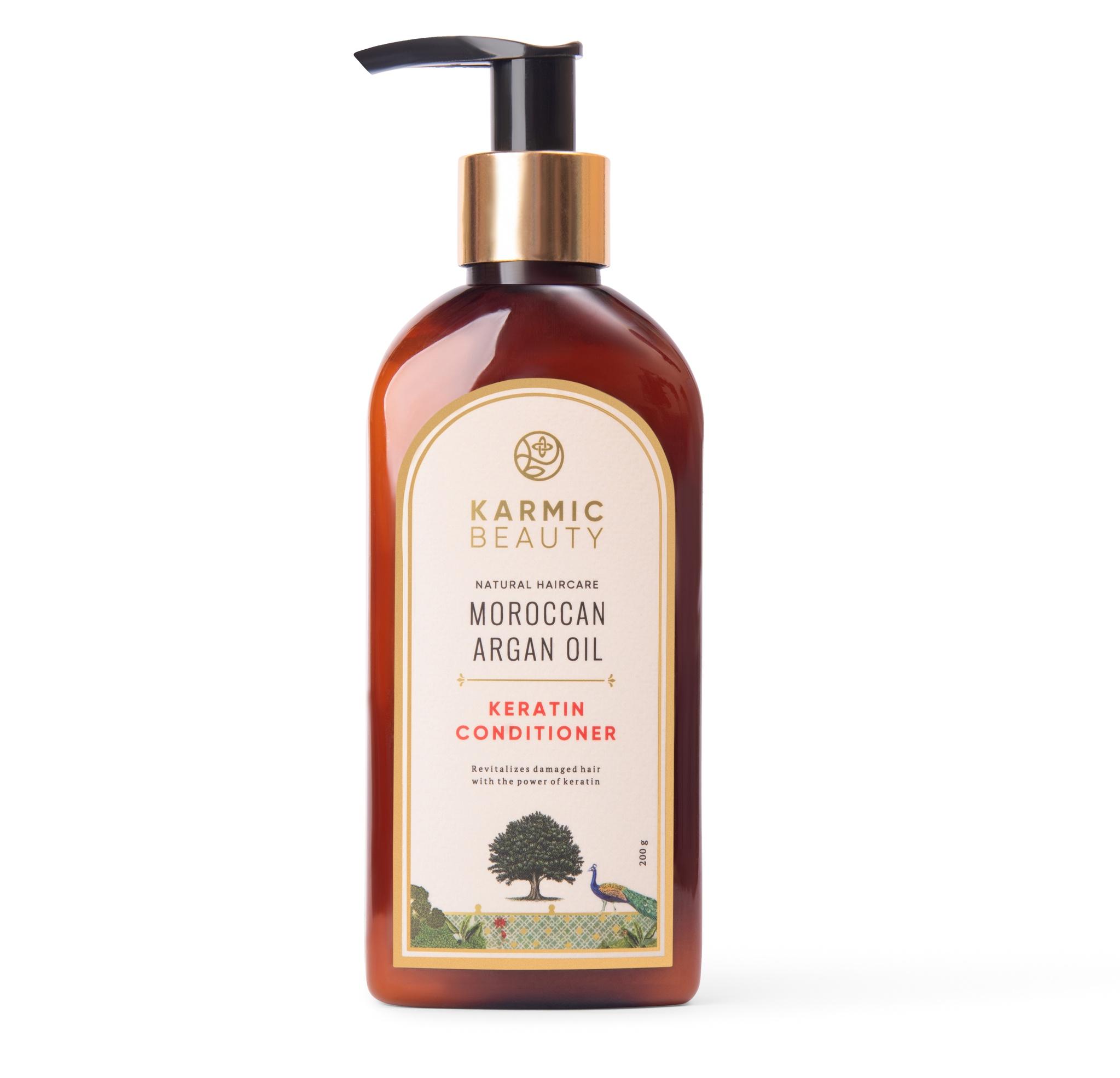 Natural Haircare Moroccan Argan Oil And Keratin Conditioner