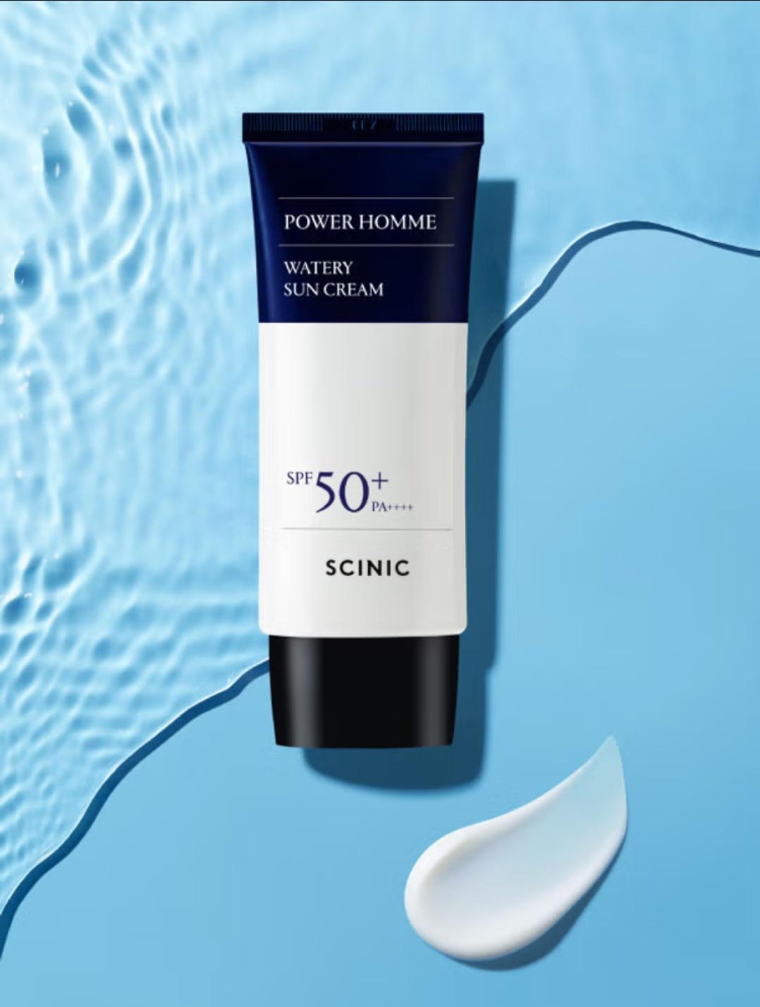Power Homme Watery Sun Cream SPF50+ Pa++++