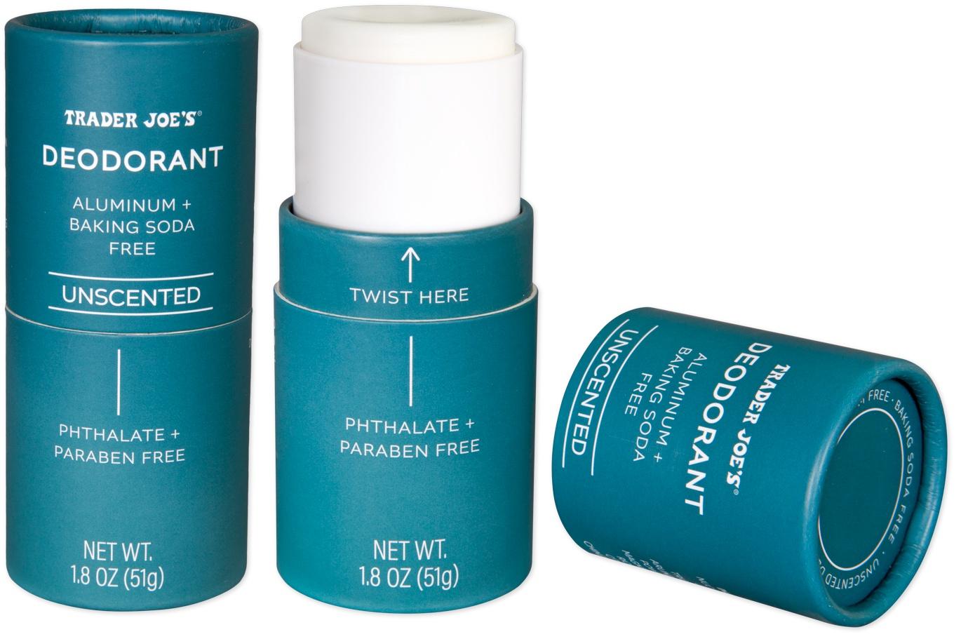 Unscented Deodorant