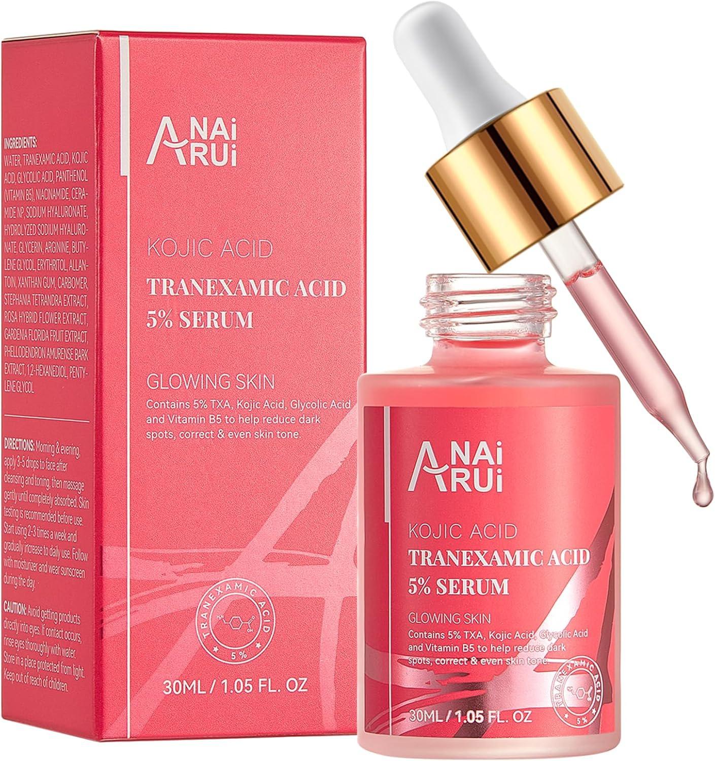 Tranexamic Acid Serum, Dark Spot Correcting Serum With Glycolic Acid + Kojic Acid