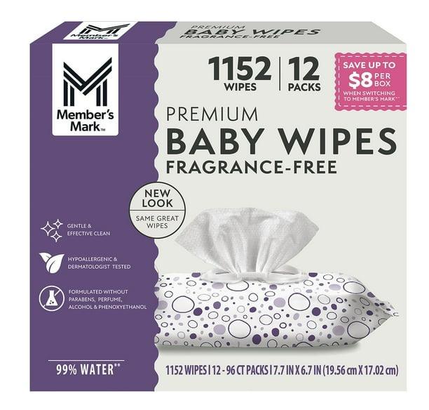 Premium Sensitive Skin Baby Wipes - Fragrance Free