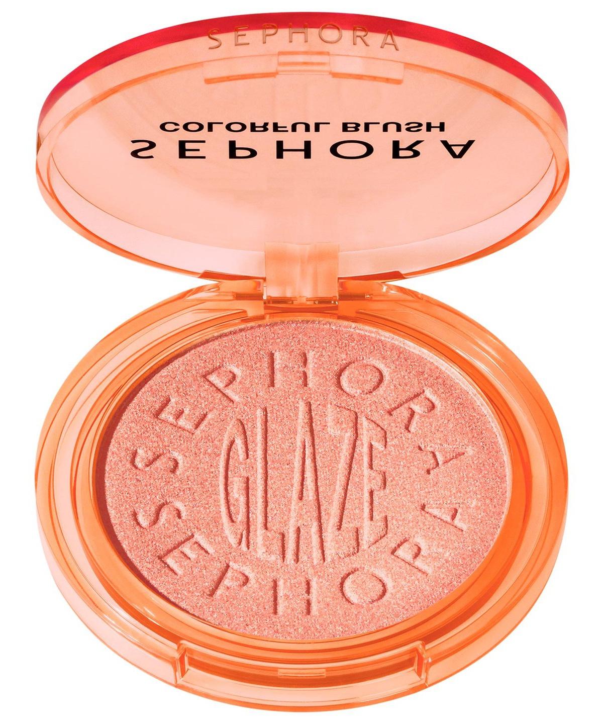 Colorful Blush And Highlighter Glaze