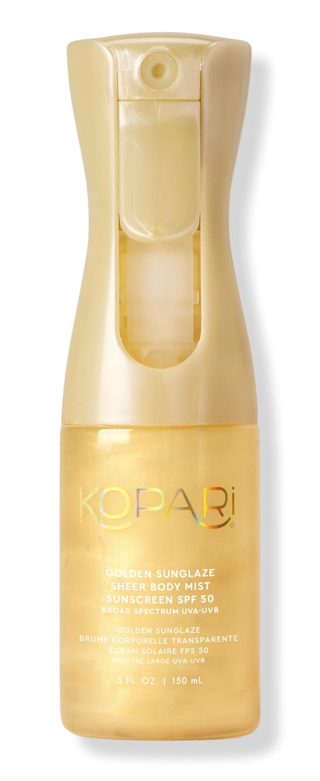Golden Sunglaze Sheer Body Mist Sunscreen SPF 50