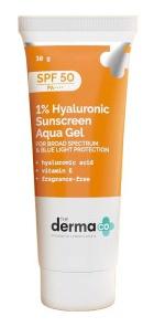 1% Hyaluronic Sunscreen Aqua Gel For Broad Spectrum & Blue Light Protection