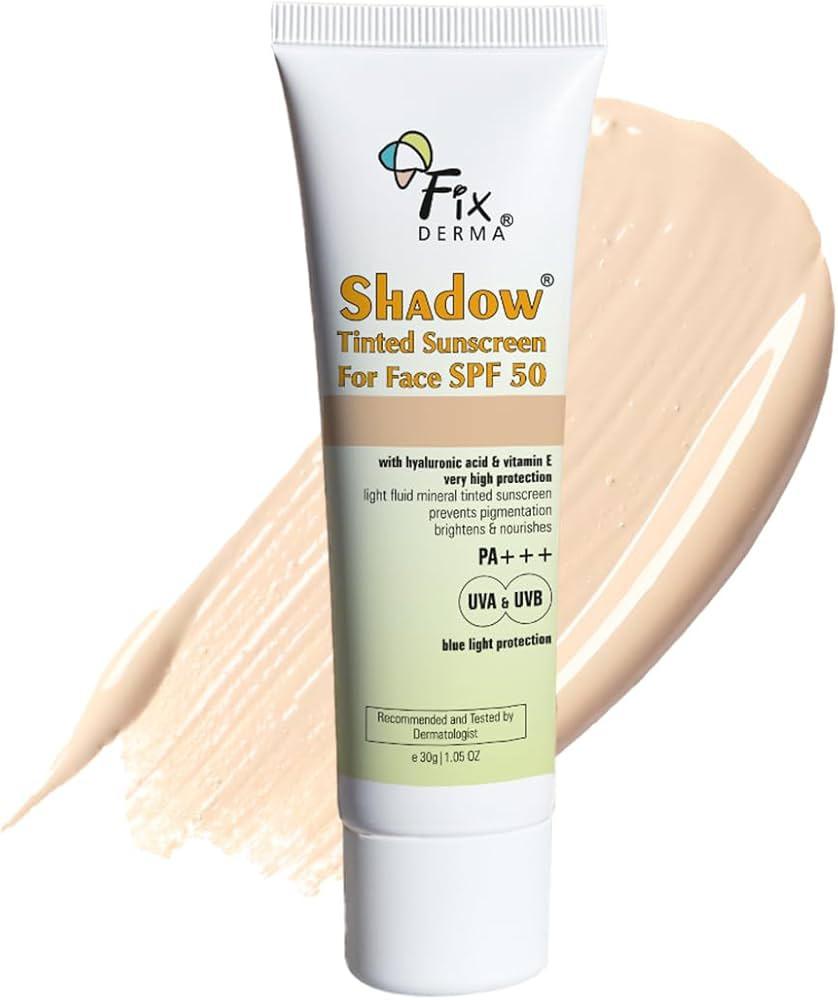Shadow SPF 50+ Tinted Sunscreen | 1% Hyaluronic Acid Sunscreen