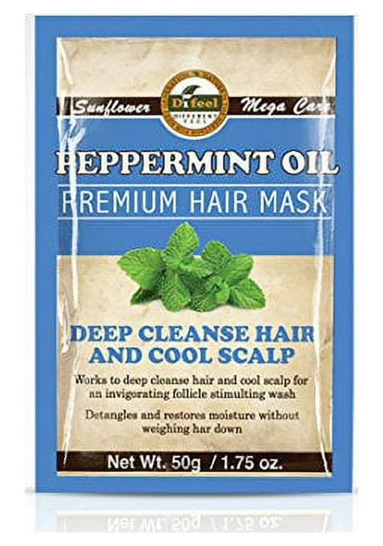 Premium Deep Conditioning Hair Mask With Peppermint Oil (Packet)
