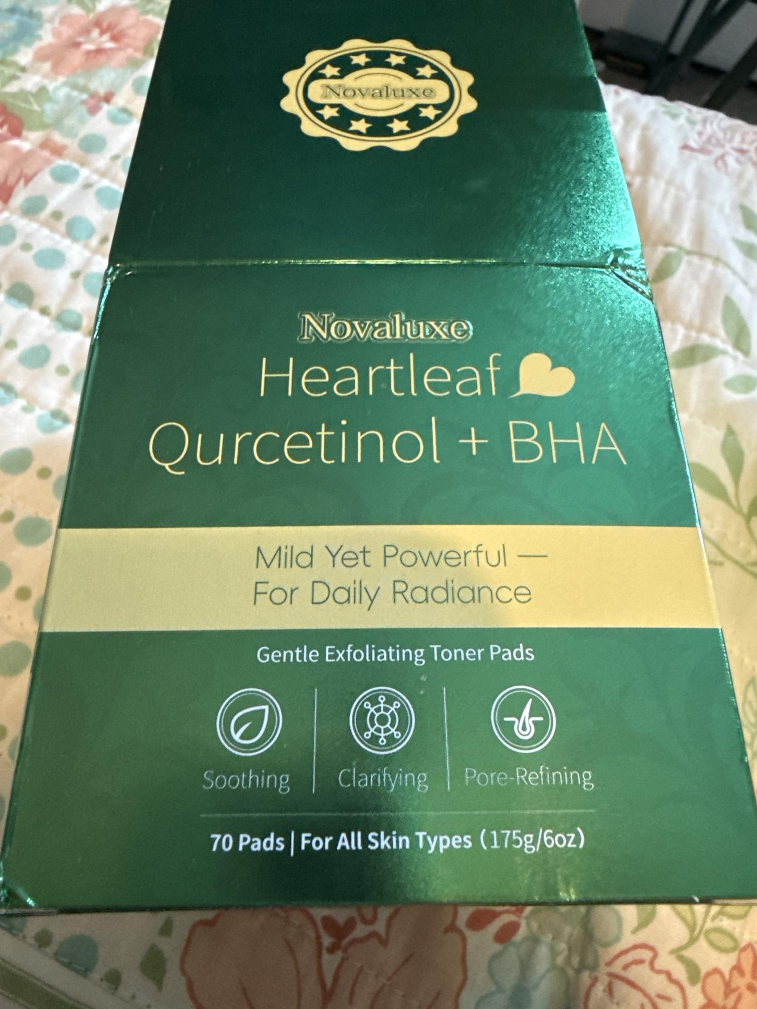 Heartleaf Quercetinol + BHA Toner Pads