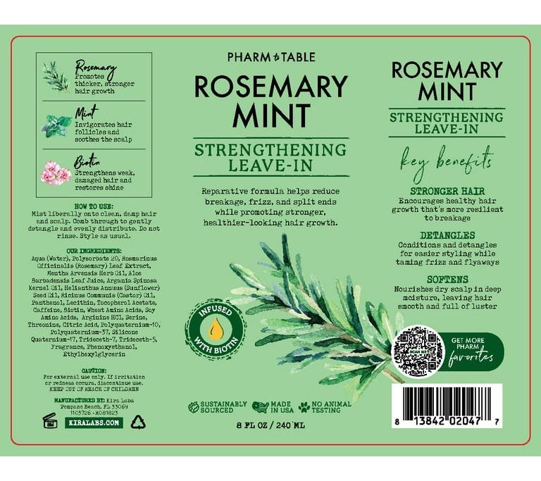 Rosemary & Mint Leave-in Conditioner