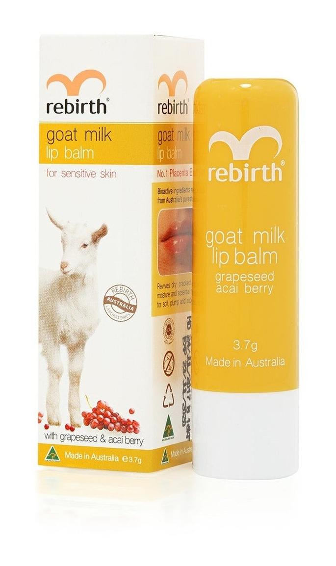 Goat Milk Lip Balm With Grape Seed & Acai Berry