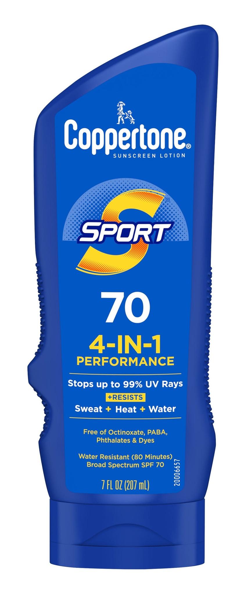 Sport, Sunscreen Lotion, 4-in-1 Performance, SPF 70, 7 Fl Oz (207 Ml)