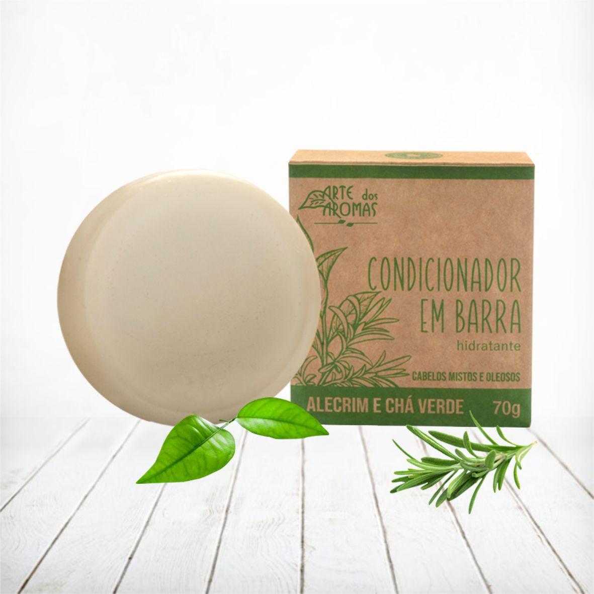 Shampoo Em Barra Alecrim E Chá Verde