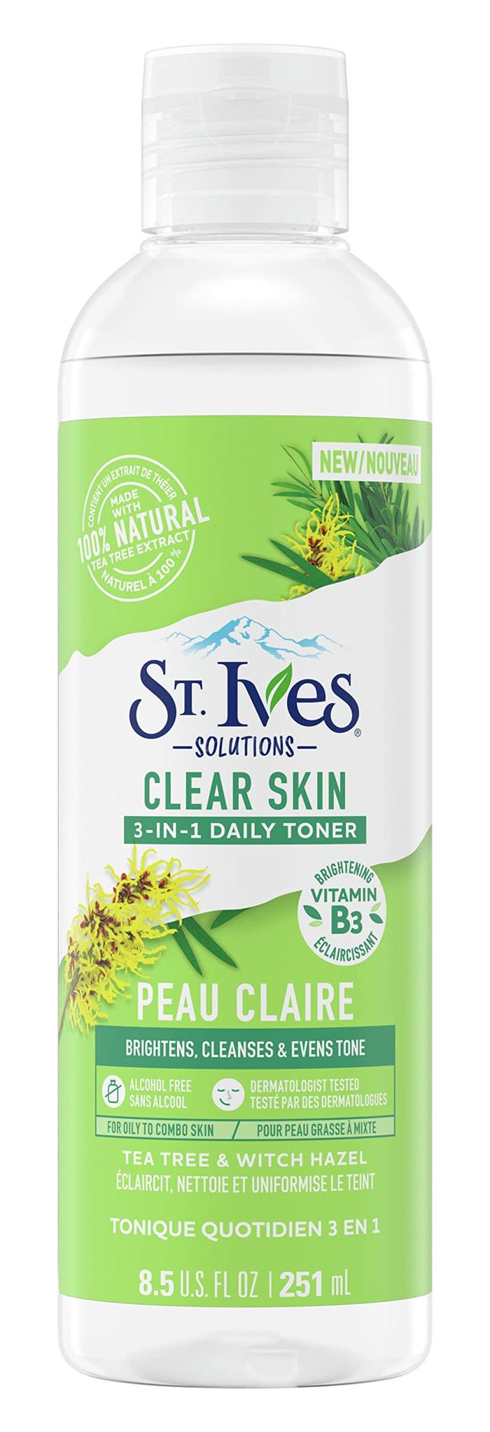 St.ives Solutions 3-in-1 Face Toner For Combination To Oily And Acne Prone Skin Clear Skin