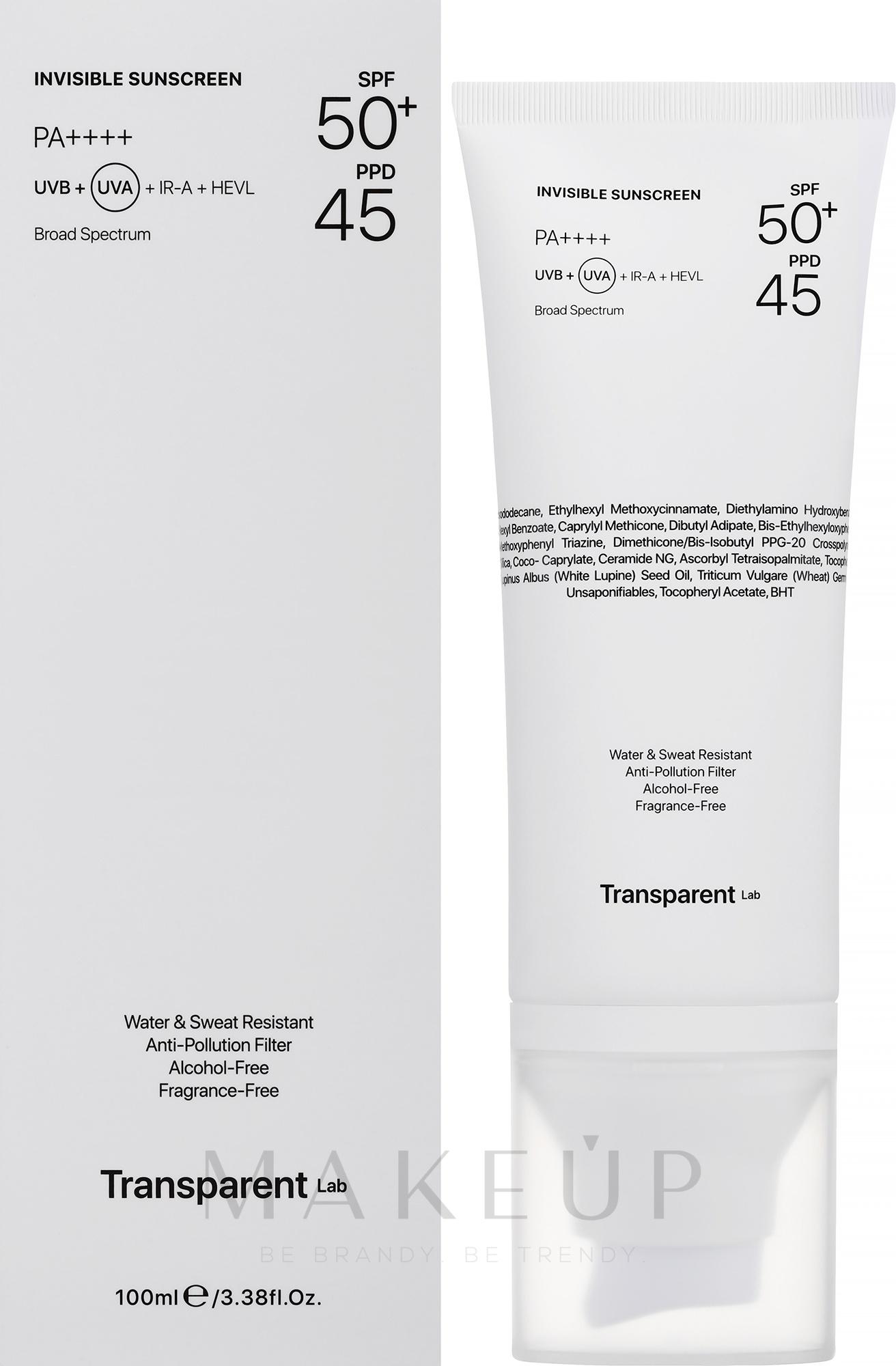 Invisible Sunscreen SPF50+ (2025 Version)