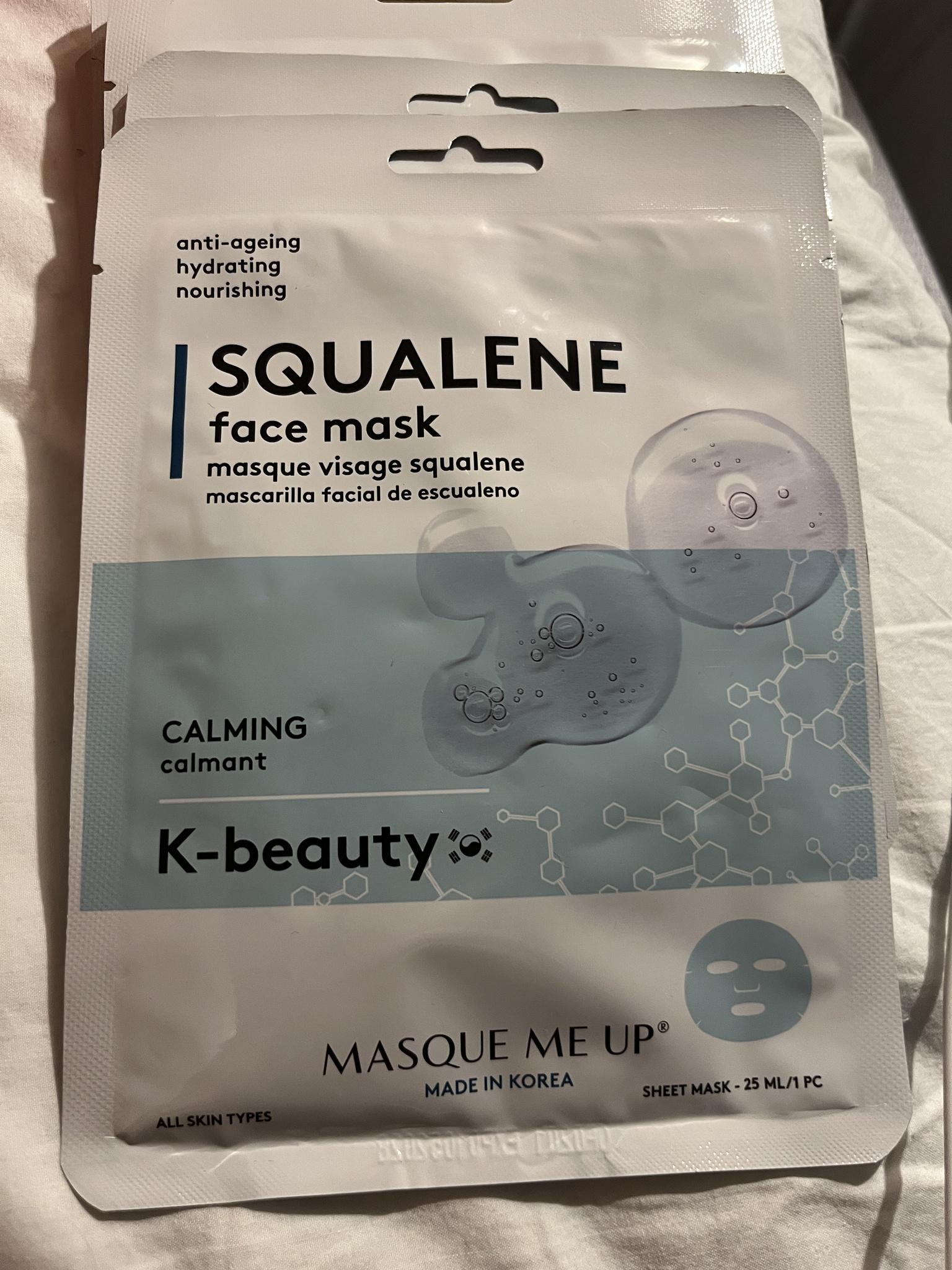 Squalene Face Mask