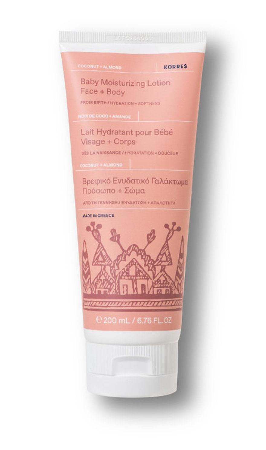 Coconut + Almond Baby Moisturizing Lotion Face + Body