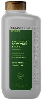 Men's Body Wash + Soak With Epsom Salt Eucalyptus And Green Clay