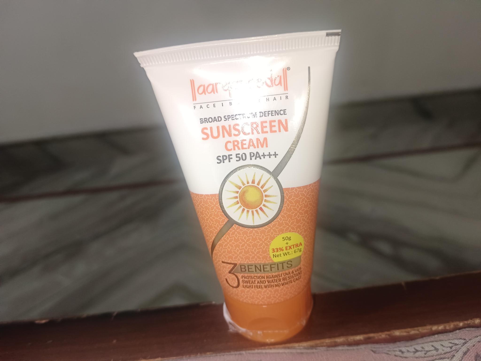 Broad Specatrum Sunscreen Cream SPF 50 Pa +++