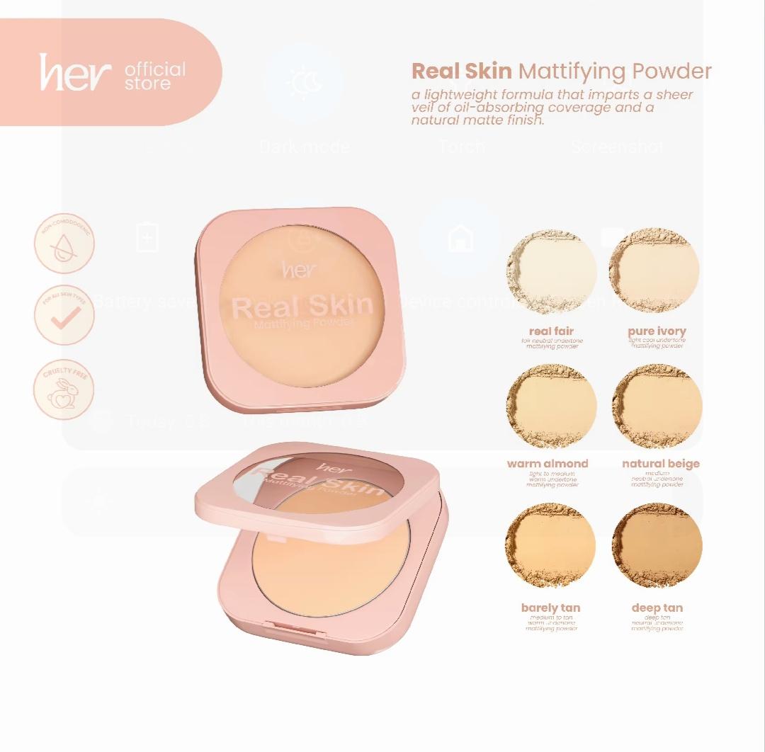 Real Skin Mattifying Powder