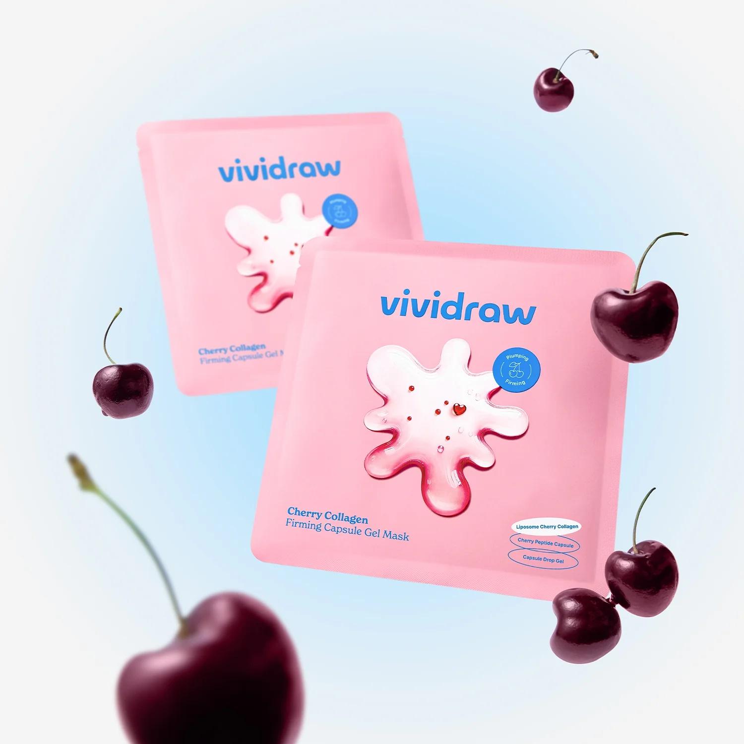 Cherry Collagen Firming Capsule Serum Gel Mask