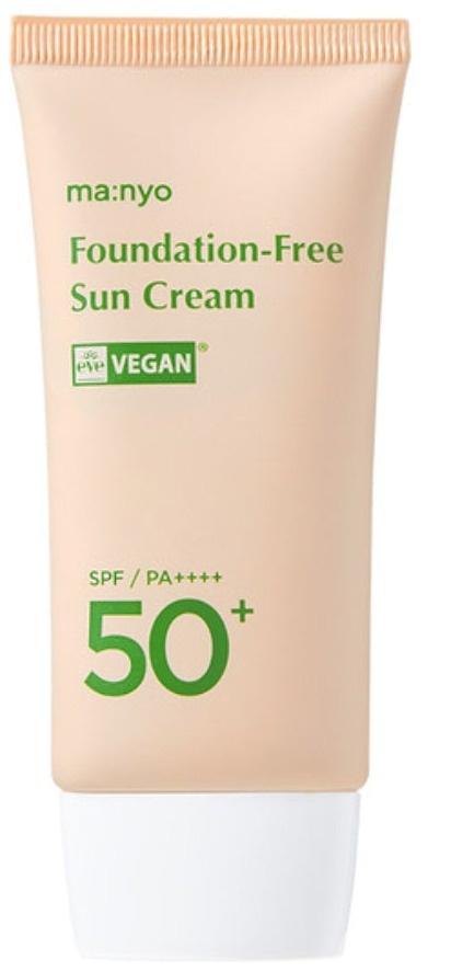 Foundation-free Sun Cream.