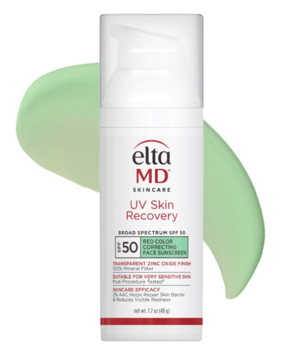 UV Skin Recovery Red Color Correcting Green Tint Broad Spectrum SPF 50