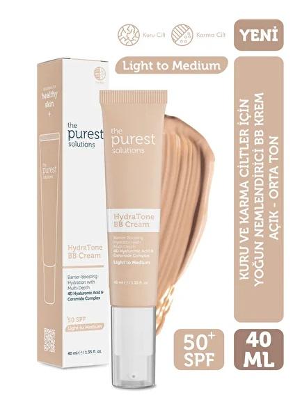 Kuru Ve Karma Ciltler İçin Yoğun Nemlendirici BB Krem, SPF 50+,40 Ml – Açık/orta Ton