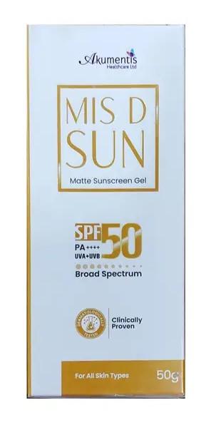 Mis D Sun SPF50 Pa++++ Sunscreen Gel