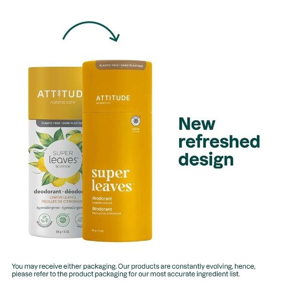 Super Leaves Deodorant, Lemon Leaves
