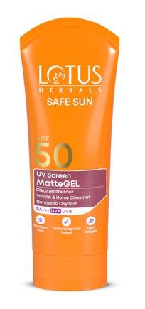 Safe Sun UV Screen Mattegel Sunscreen SPF 50 Pa+++