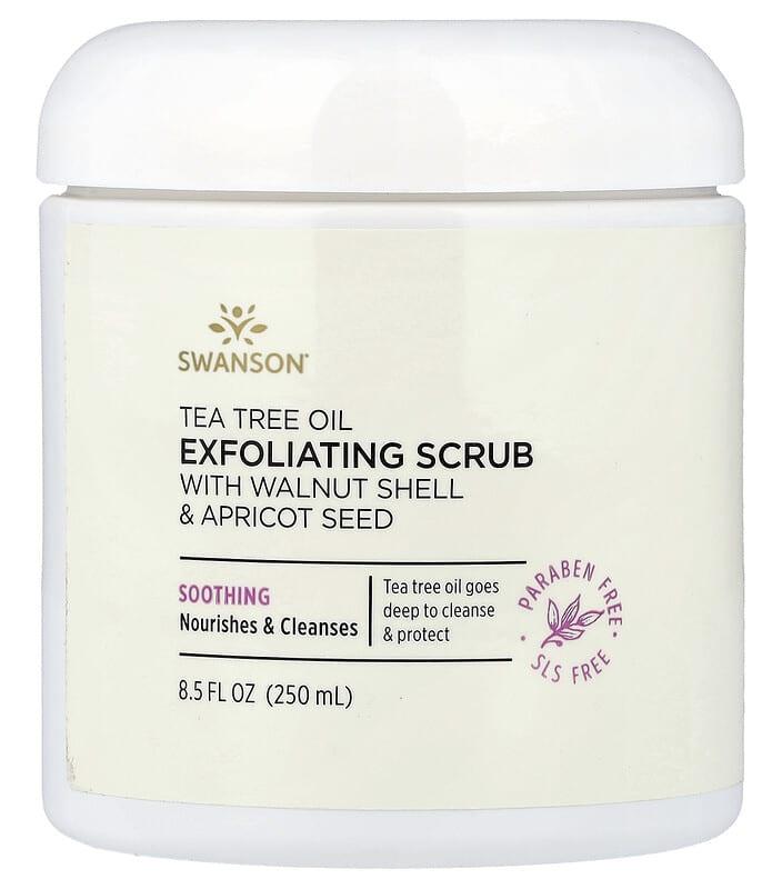 Tea Tree Oil Exfoliating Scrub With Walnut Shell & Apricot Seed