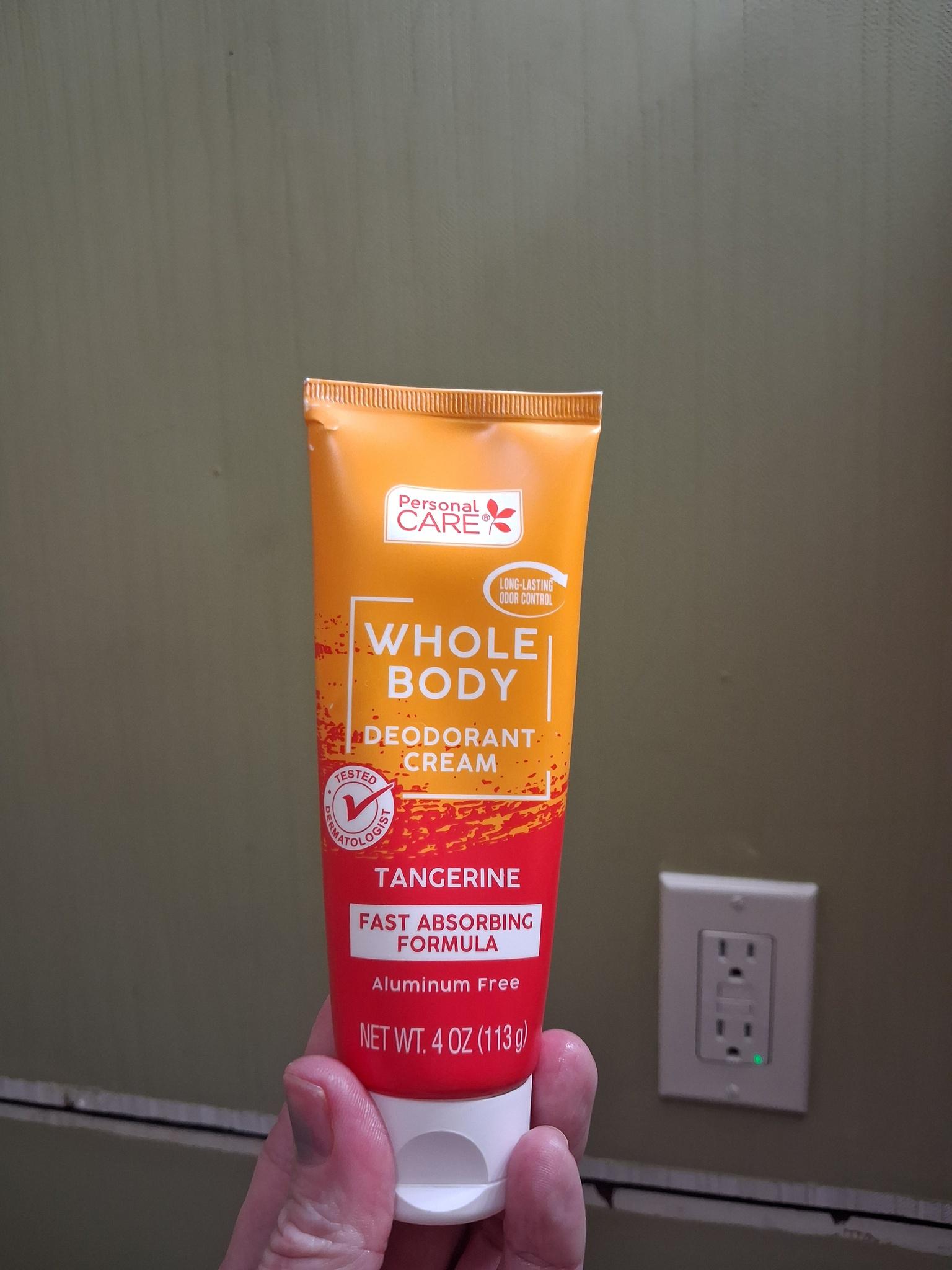 Whole Body Deodorant Cream