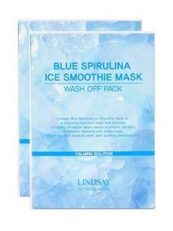 Blue Spirulina Ice Smoothie Mask Wash Off Pack