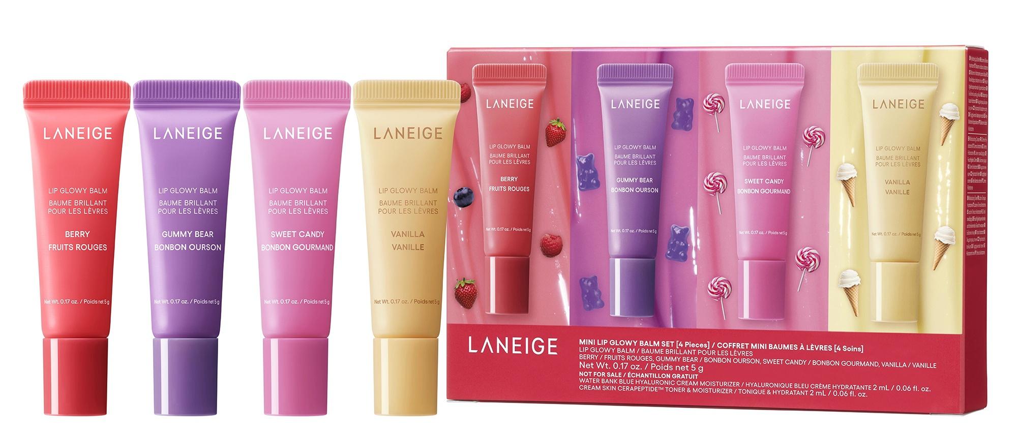 Mini Lip Glowy Baml Set [4 Pieces]