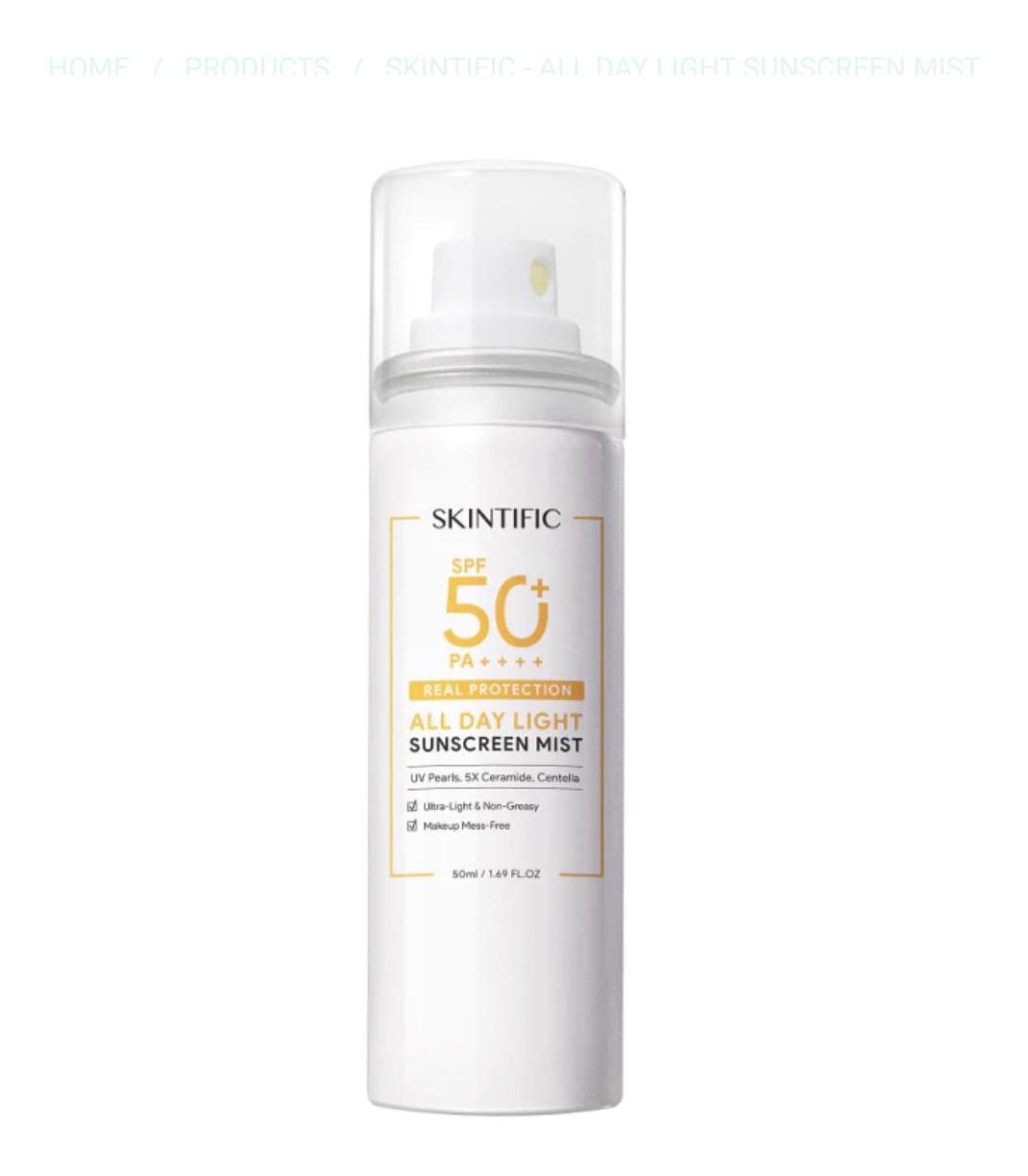 Sunscreen Mist