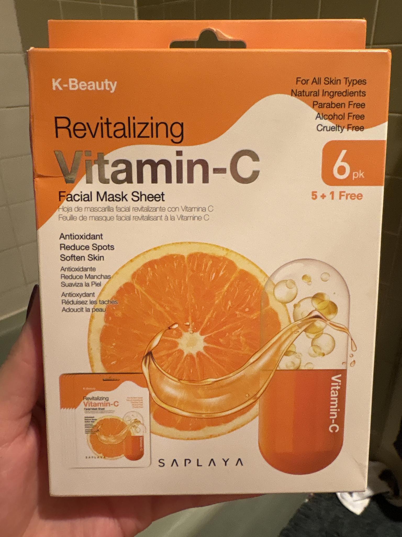 Revitalizing Vitamin-c Facial Mask Sheet