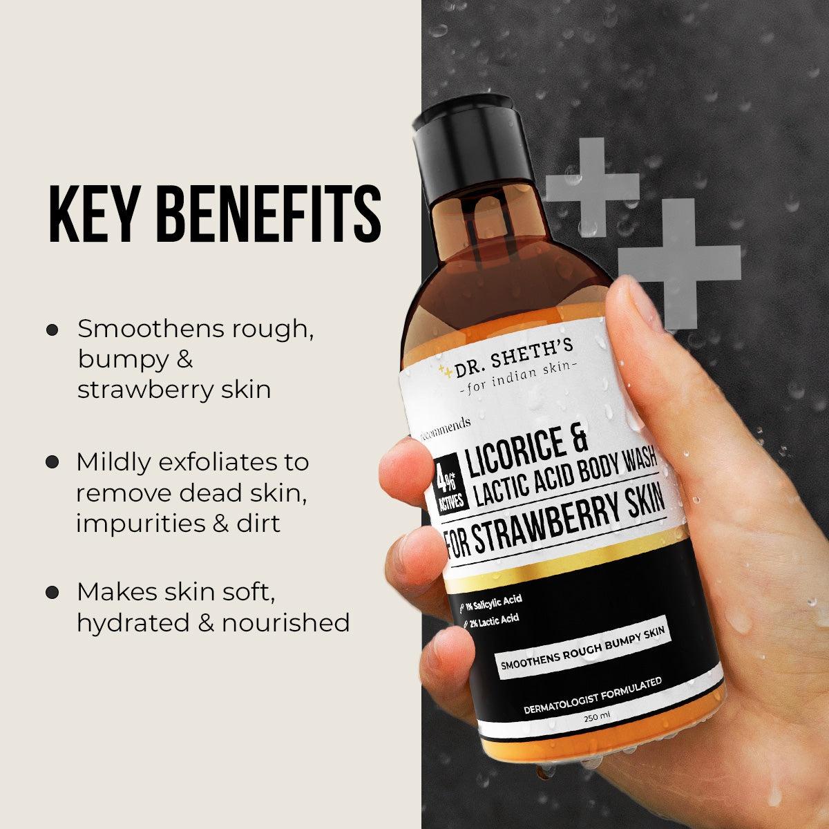 Licorice & Lactic Acid Body Wash