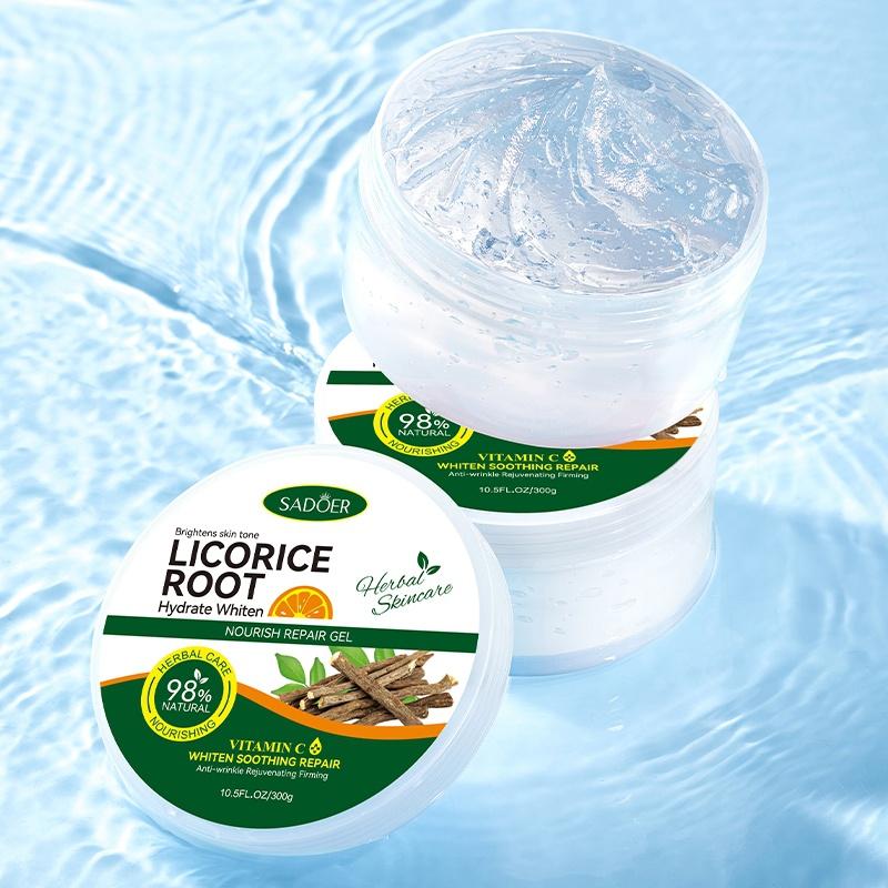Licorice Root Vitamin C Hydrate Whiten Nourish Repair Gel