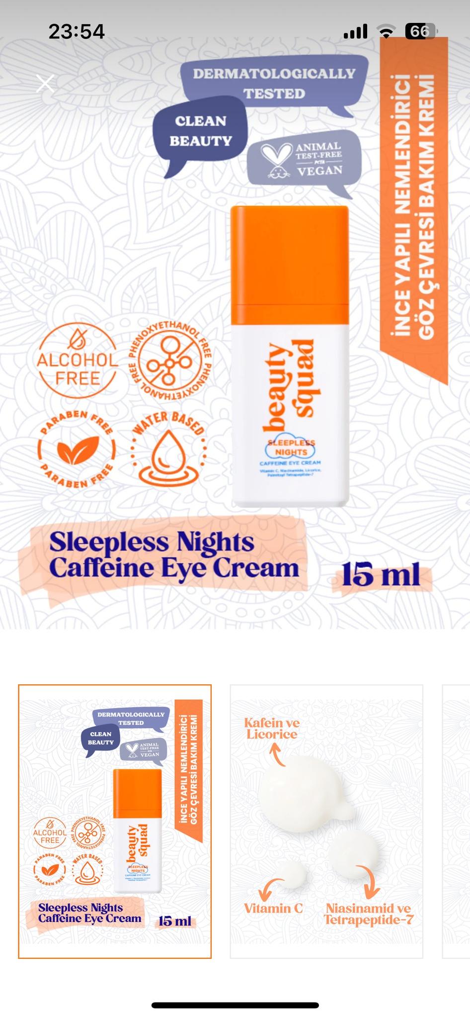 Sleeplees Nights Eye Cream