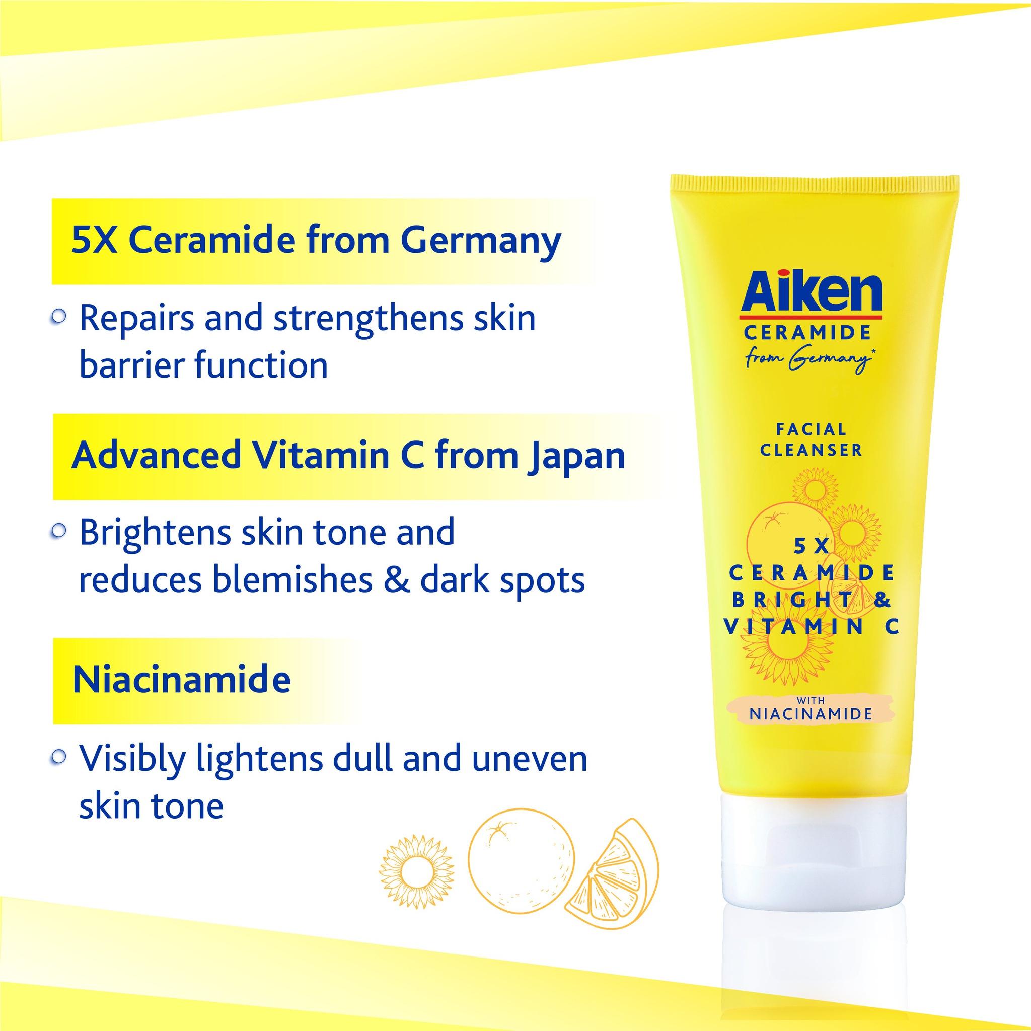 5x Ceramide Bright & Vitamin C Facial Cleanser