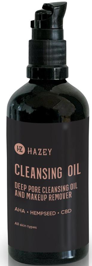 Hazey Deep Pore Cleansing Oil With AHA Acid And CBD