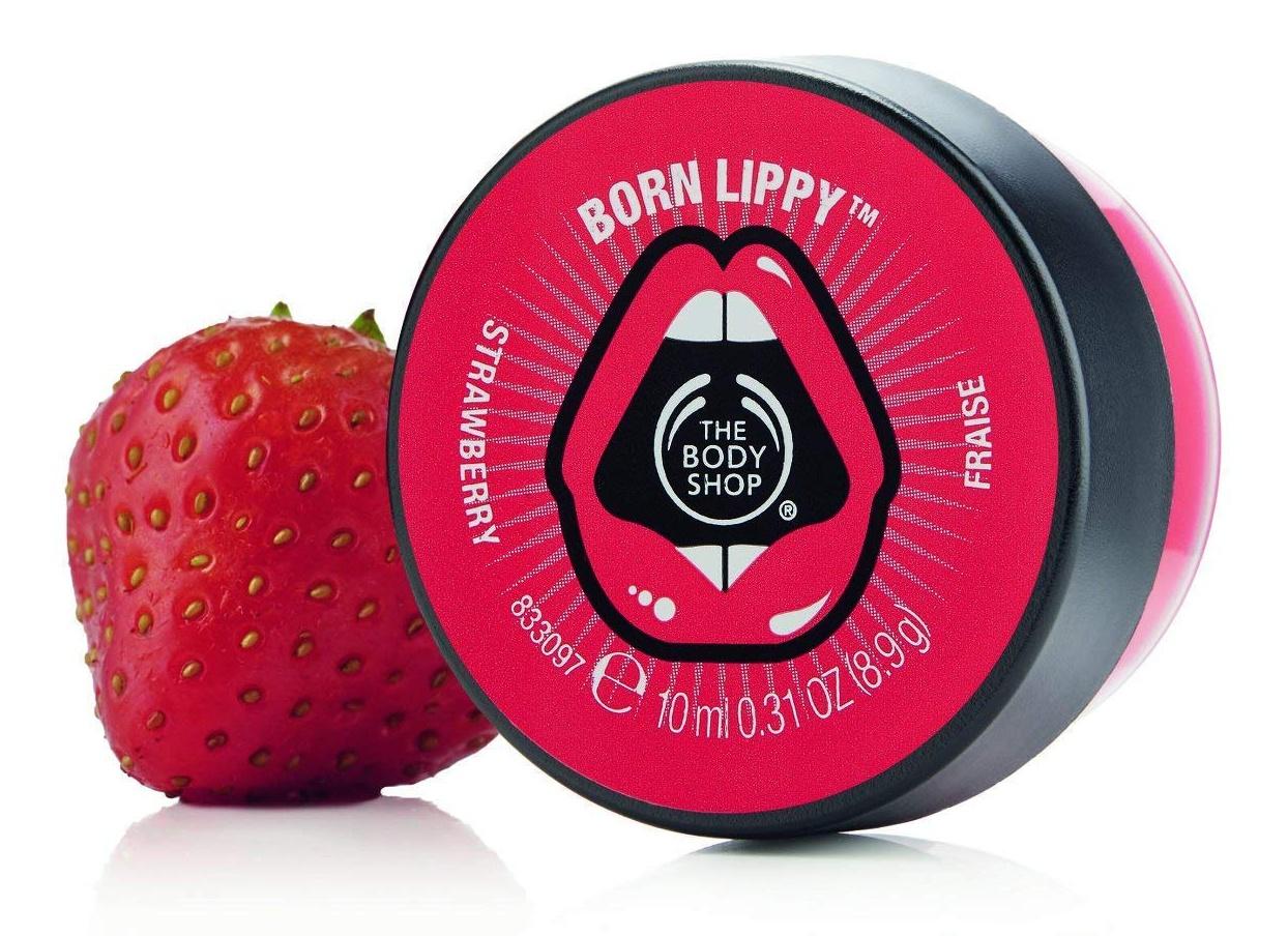 Born Lippy Pot Lip Balm, Strawberry