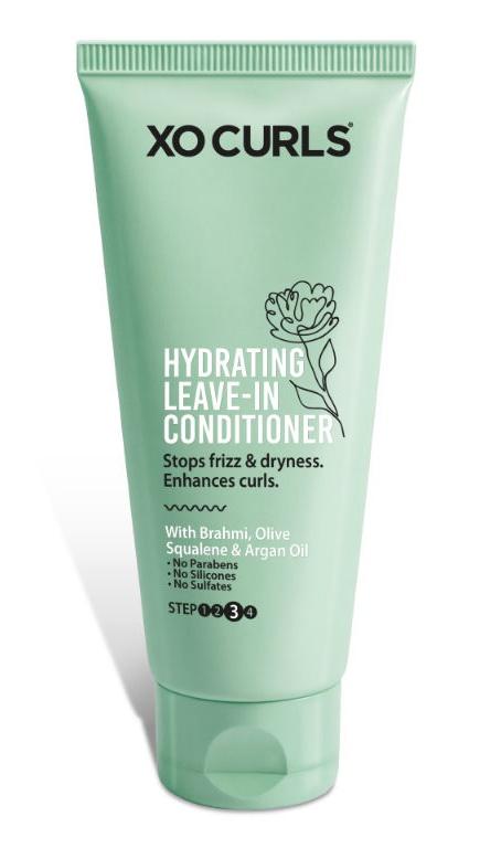 Hydrating Leave-in Conditioner, With Brahmi, Olive Squalene & Argan Oil, For Frizz-free, Soft & Shiny Hair, No Sulfates, Silicones Or Parabens, Curl-friendly Formula -