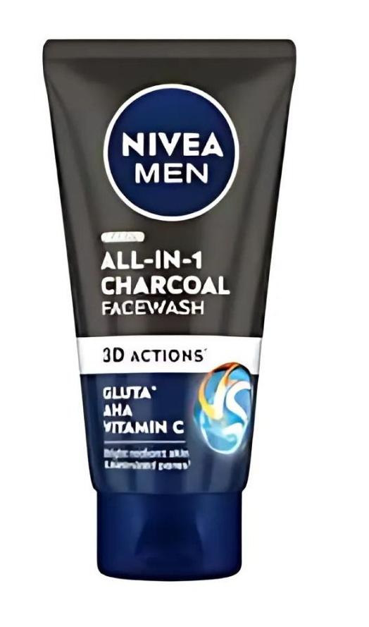 All In 1 Charcoal Facewash 3d Actions